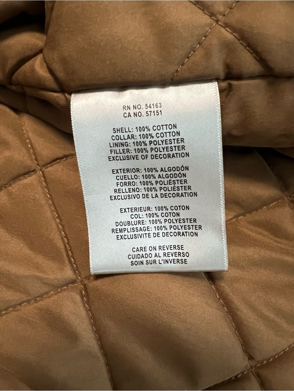Levi's Tan Canvas Zip Jacket with Corduroy Collar - Picture 4 of 5